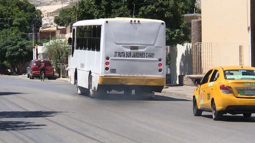 Transporte público en Torreón. 