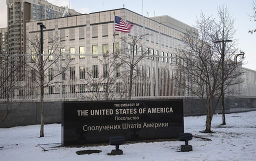 Embajada de EUA en Ucrania (ESPECIAL)