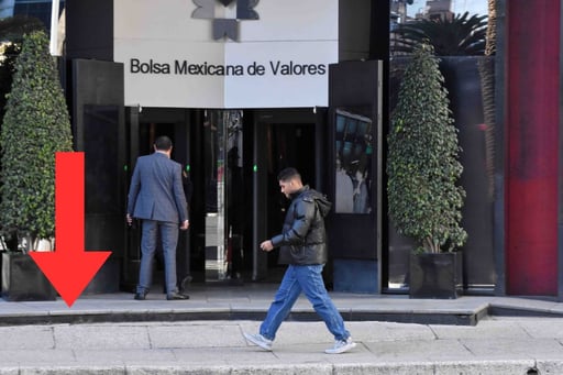 Imagen Bolsa Mexicana de Valores cae 0.26 % y el peso se depreció cierra en 18.36