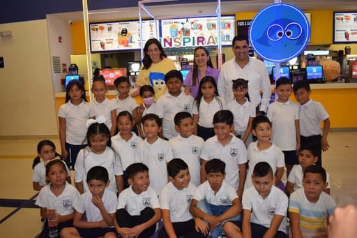 La actividad la realizaron la Fundación Cinépolis e Inspira Coahuila.