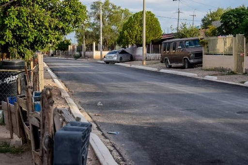 Imagen Entregan obra de pavimentación en el ejido Albia de San Pedro