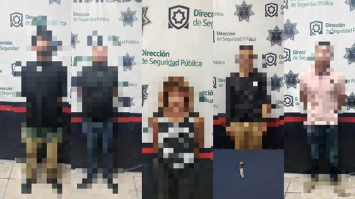 Imagen Cinco detenidos por amenazas y portación de arma blanca en Torreón