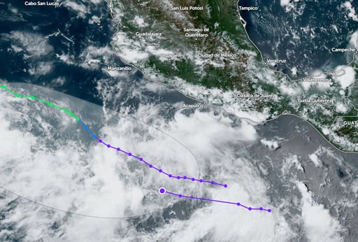 Imagen Se forma tormenta tropical Daniel en el Pacífico ¿Cuándo se convertirá en huracán?