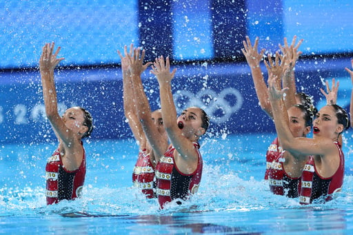 Imagen Natación artística de México termina en octavo tras error en su debut en París