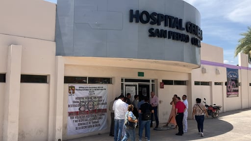 Imagen Trabajan bajo protesta en el Hospital General de San Pedro, piden destitución de directora