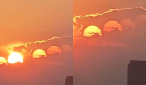 Imagen ¿Siete soles en el cielo? Fenómeno natural sorprende a ciudadanos de China