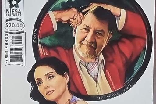 Imagen Parodian a Gerardo Noroña y Lilly Téllez con novelita del 'Libro Semanal'