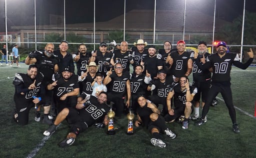 Imagen All Blacks se coronaron campeones en la Liga HAF de Futbol Americano Arena