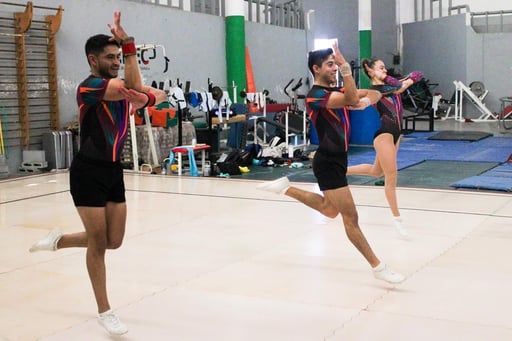 Imagen Coahuilenses listos para el Campeonato Mundial de Gimnasia Aeróbica en Italia