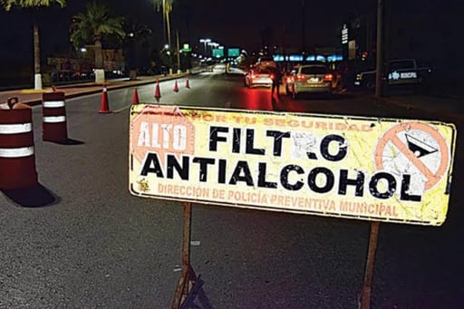 Imagen Autoridades de Monclova consideran aumentar filtros anti alcohol ante incremento de accidentes