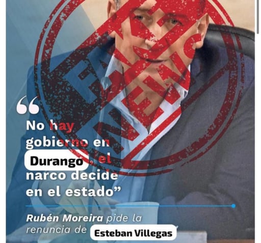 Imagen Advierten sobre fake news de dicho de Rubén Moreira