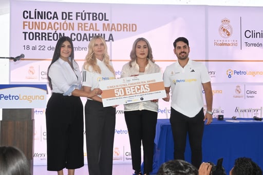 Imagen Comarca Lagunera recibirá Clínicas de Fútbol de la Fundación Real Madrid en noviembre