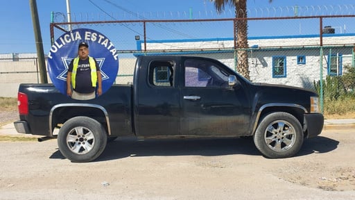 Pick up de la marca Chevrolet, línea Silverado, color negro, modelo 2008. (EL SIGLO DE TORREÓN)