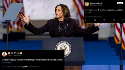 La vicepresidenta Kamala Harris. (ARCHIVO)