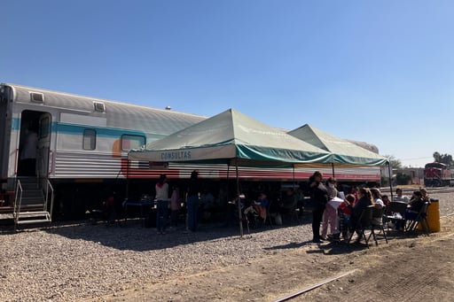 Imagen 'Hoy mismo me hicieron estudios y me los dieron': La eficacia del Tren de la Salud en Gómez Palacio