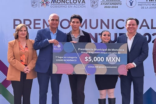 Imagen Monclova otorga el Premio Municipal de la Juventud a 14 estudiantes destacados