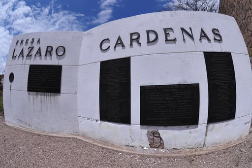 La presa Lázaro Cárdenas. (ARCHIVO)