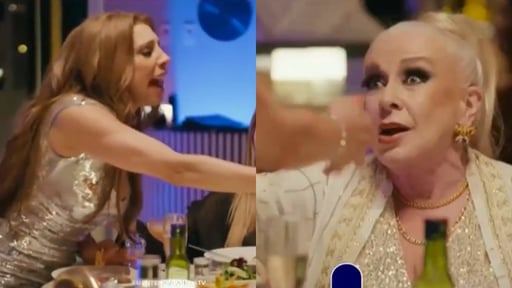 Imagen Fuerte enfrentamiento entre Cynthia Klitbo y Laura Zapata | Video
