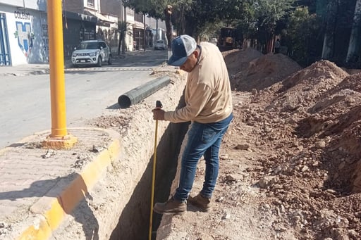 Imagen Inicia construcción de subcolector de drenaje en la colonia Fovissste