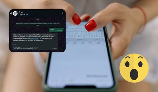 Imagen Así puedes escribirle a Chat GPT desde tu WhatsApp, ¡ya está disponible en México!