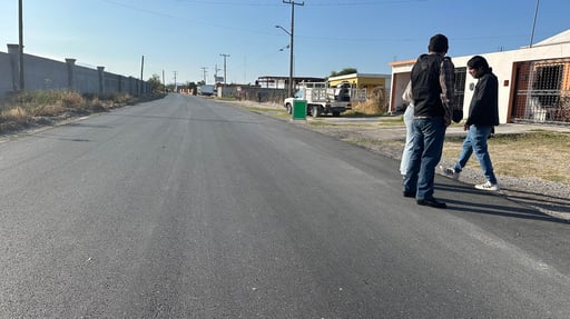 Imagen Entregan obra de recarpeteo en colonia Estancias de Monclova