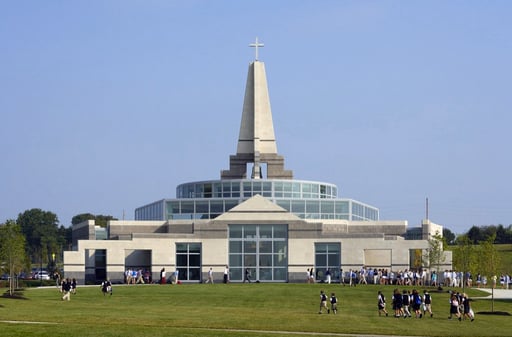 Capilla de la Academia Episcopal de Filadelfia A. Imagen ArchDaily Matt Wargo