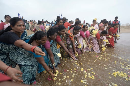 Imagen Asia recuerda con ceremonias a las víctimas en el 20 aniversario del tsunami del Índico