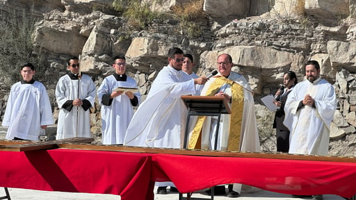 El obispo de la Diócesis de Saltillo, Monseñor Hilario González García. (SERGIO A. RODRÍGUEZ)