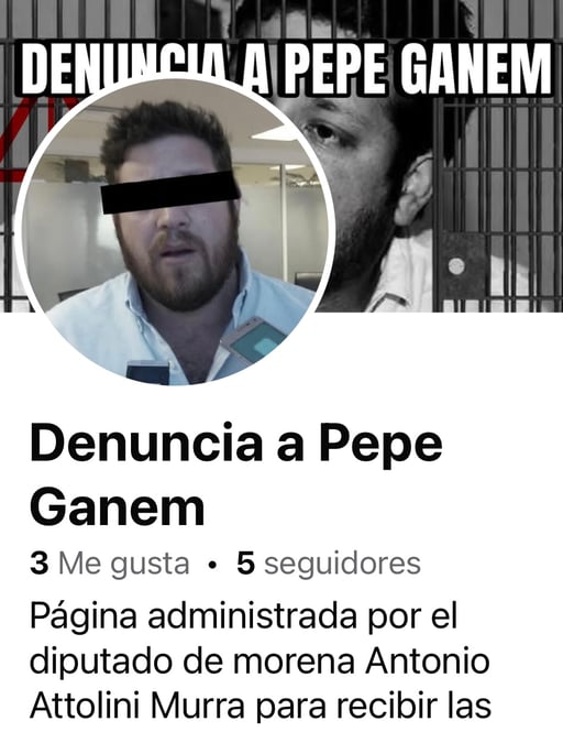 Imagen Abre diputado Attolini página de Facebook para recibir denuncias contra José Ganem