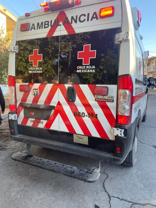 Ambulancia en Gómez Palacio.