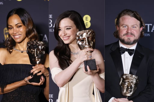 Imagen Premios BAFTA 2025: Conoce la lista completa de ganadores