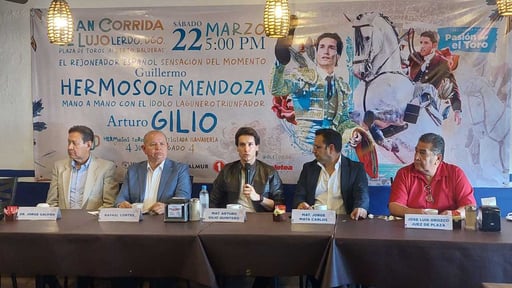 Mediante conferencia de prensa, se dieron a conocer los pormenores de este festejo que protagonizarán dos jóvenes espadas.