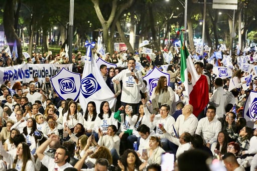 Imagen PAN inicia resistencia civil pacífica ante fraude judicial en el Ángel de la Independencia