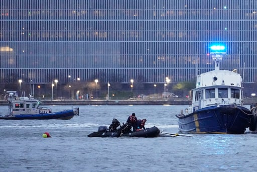 Imagen Estados Unidos cierra operación de la compañía del helicóptero siniestrado en Nueva York