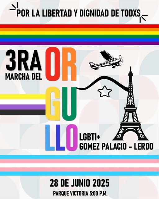 Imagen Lanzan Lema de tercera Marcha del Orgullo LGBTIQ+ en La Laguna de Durango