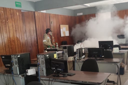 Imagen Atienden solicitudes para fumigar edificios escolares en San Pedro