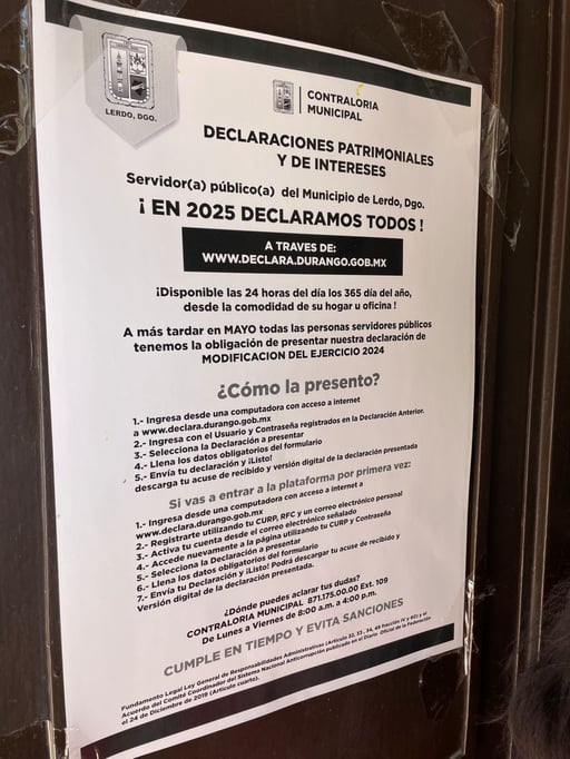 La declaración deberá rendirse a través de plataforma. (EL SIGLO DE TORREÓN)