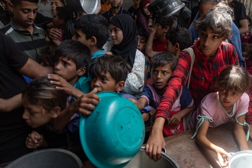 Imagen Papa León XIV: En Gaza, los niños, las familias y los ancianos son llevados al hambre