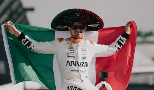 Imagen Patricio O'Ward, primer mexicano en arrancar en primera fila en las 500 Millas de Indianápolis