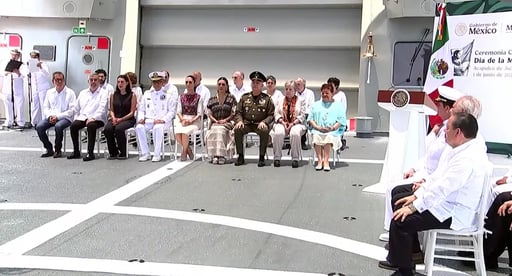Imagen Claudia Sheinbaum encabeza ceremonia del Día de la Marina Nacional