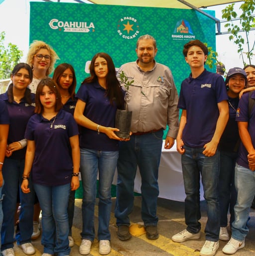 Imagen Reforestan en Ramos Arizpe por el Día Mundial del Medio Ambiente