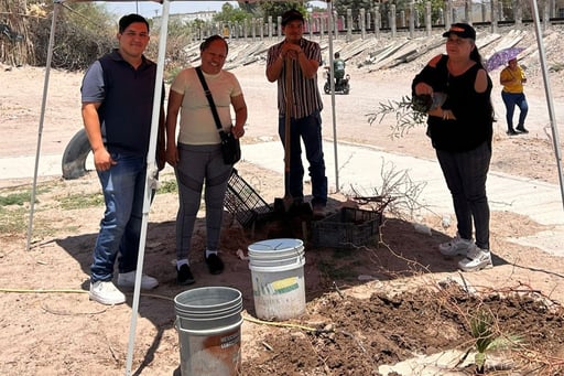 Imagen Realizan jornada de reforestación en el ejido Concordia de San Pedro