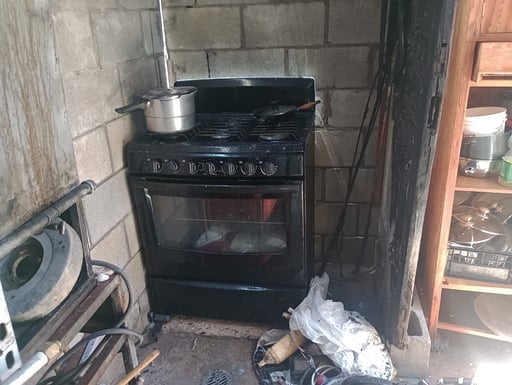Imagen Incendio en vivienda de la colonia Los Laureles de Torreón, es sofocado sin heridos
