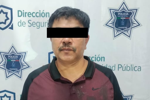 Imagen Policía de Torreón detiene en la Zona Centro a violento esposo
