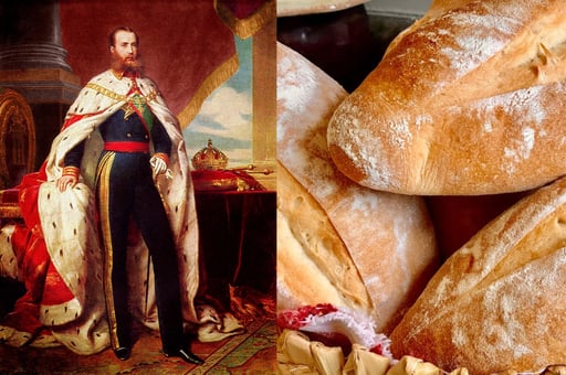 Imagen ¿Gracias a Maximiliano de Habsburgo, existe el pan bolillo?