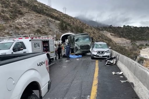 Imagen Una persona sin vida dejó choque múltiple en la Carretera Federal 57