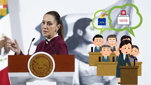 Imagen Sheinbaum critica a consejeros del INE, adelanta que prepara reforma electoral