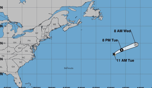 Imagen Tormenta tropical 'Andrea' se forma en el Atlántico