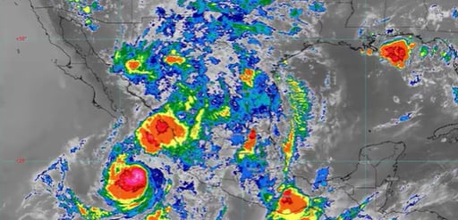 Imagen Huracán Flossie pierde fuerza, pero deja lluvias y oleaje en 27 estados de México