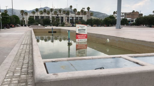 Fuentes de Plaza Mayor quedaron fuera de servicio. (EL SIGLO DE TORREÓN)